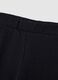 Girls' Black Cotton Blend Flare Leggings_2
