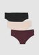 Tripack di slip hipster multicolor in cotone organico elasticizzato_4