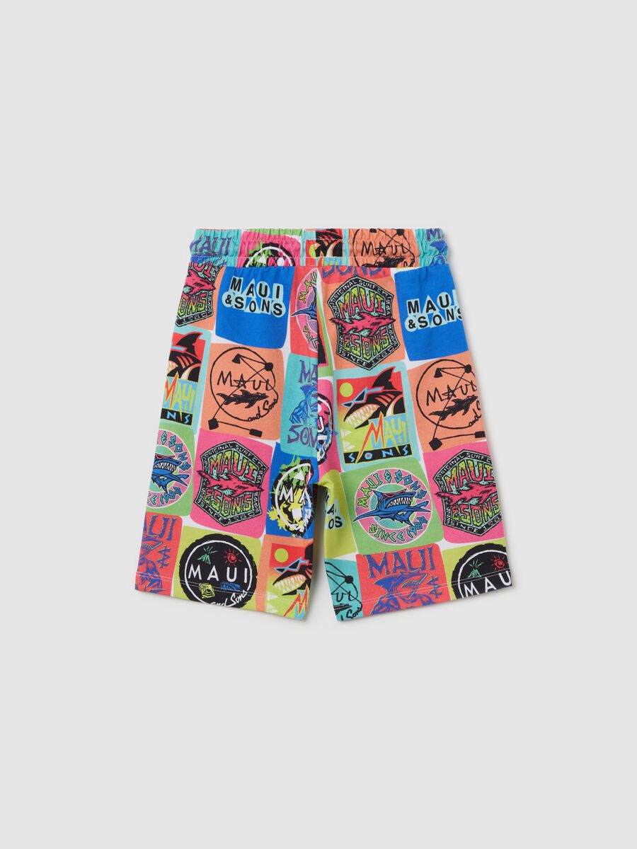 Maui and Sons multicoloured shorts in cotton_1