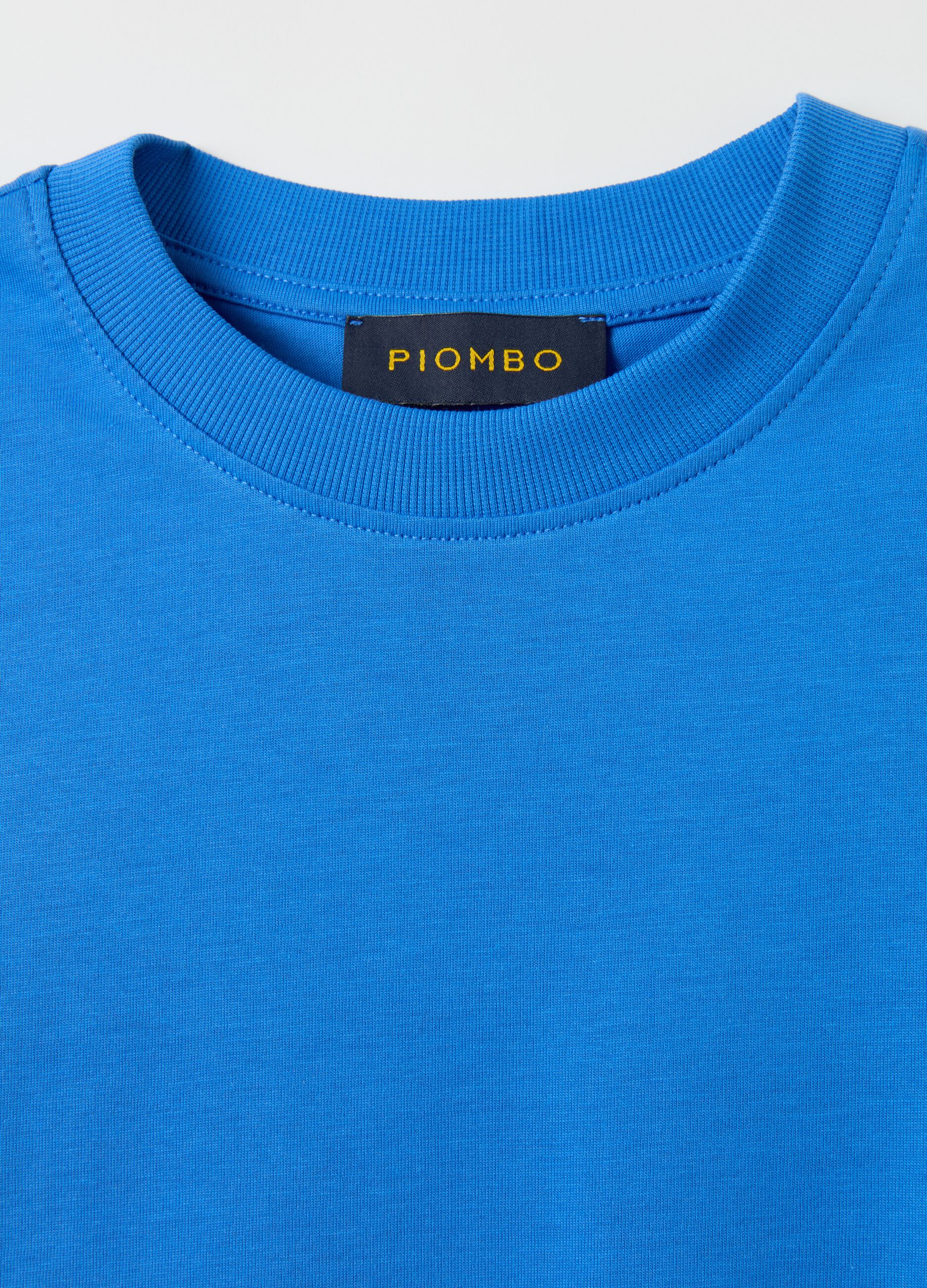T-shirt girocollo in cotone