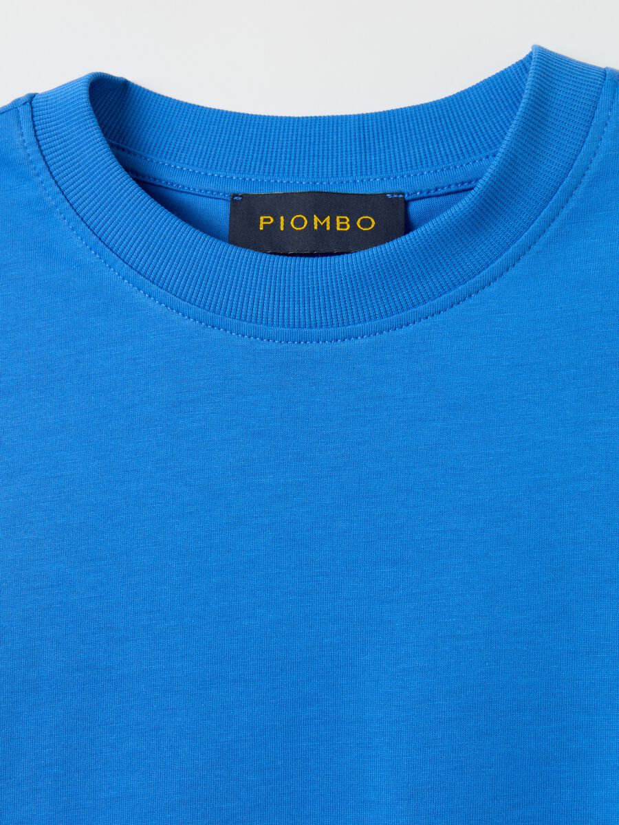 Cotton T-shirt with round neck_5