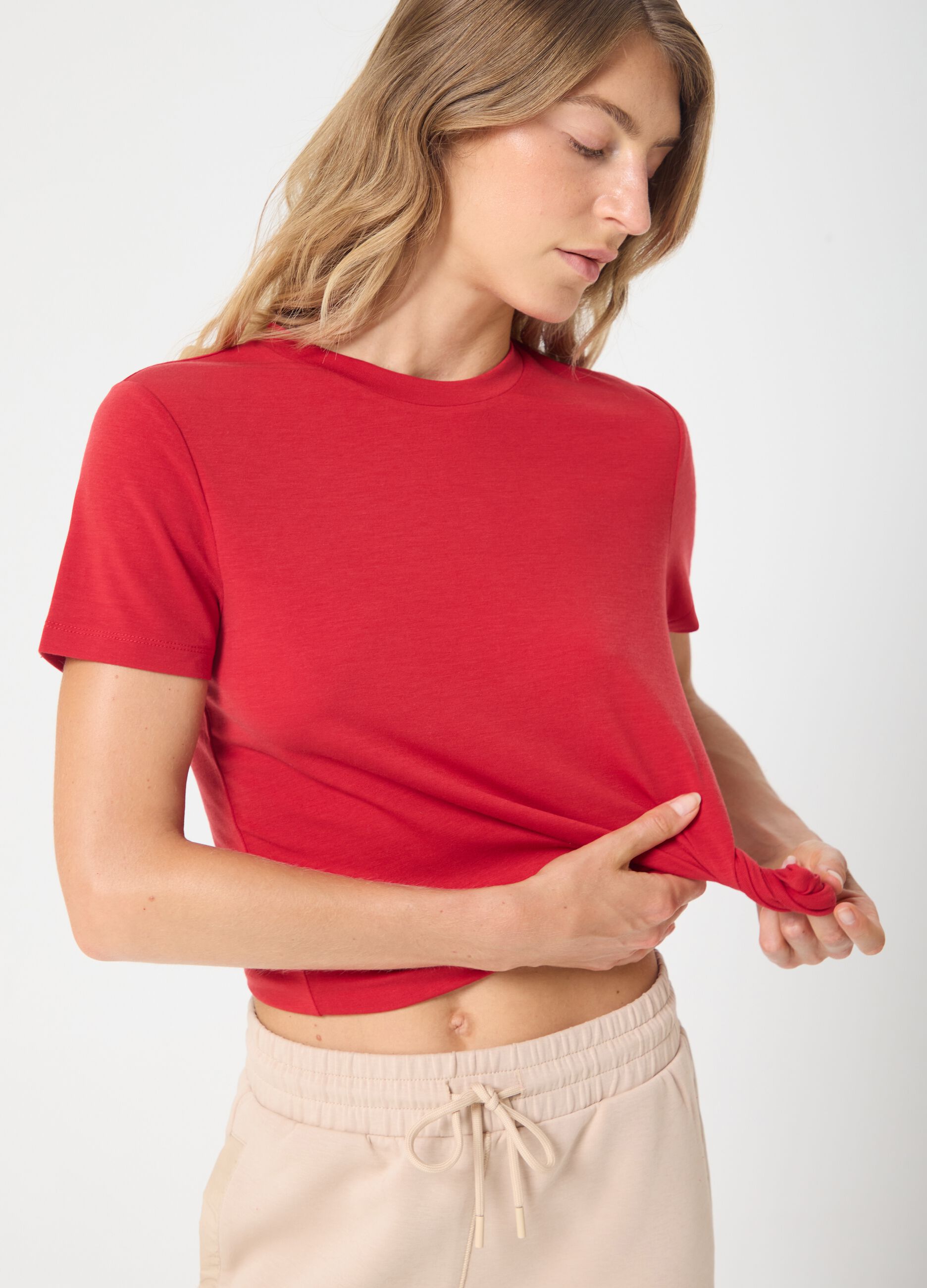 Sport T-shirt in Stretch Fabric ALTAVIA STUDIO