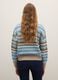 Multicolour Crew Neck Sweater with Geometric Pattern, Regular Fit_3