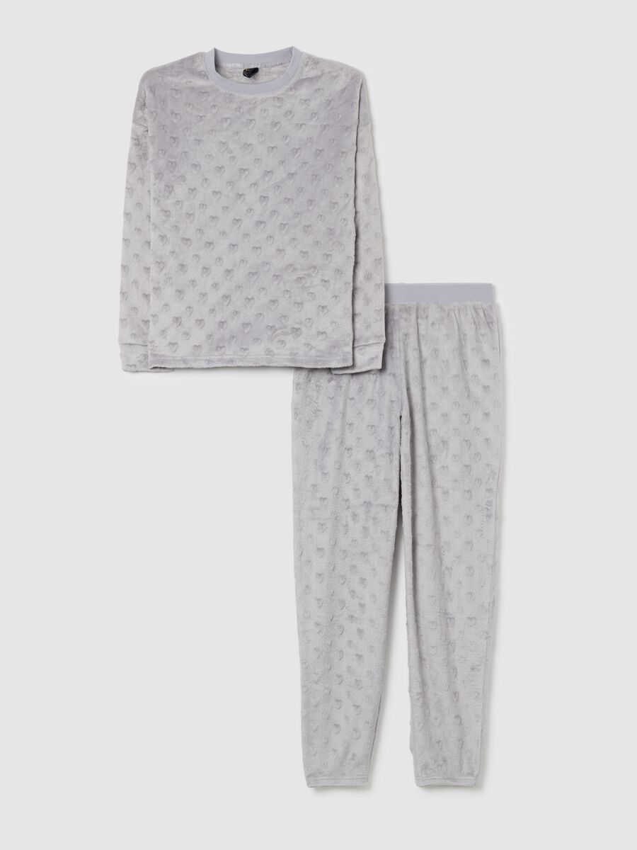 Grey regular fit pyjamas_4