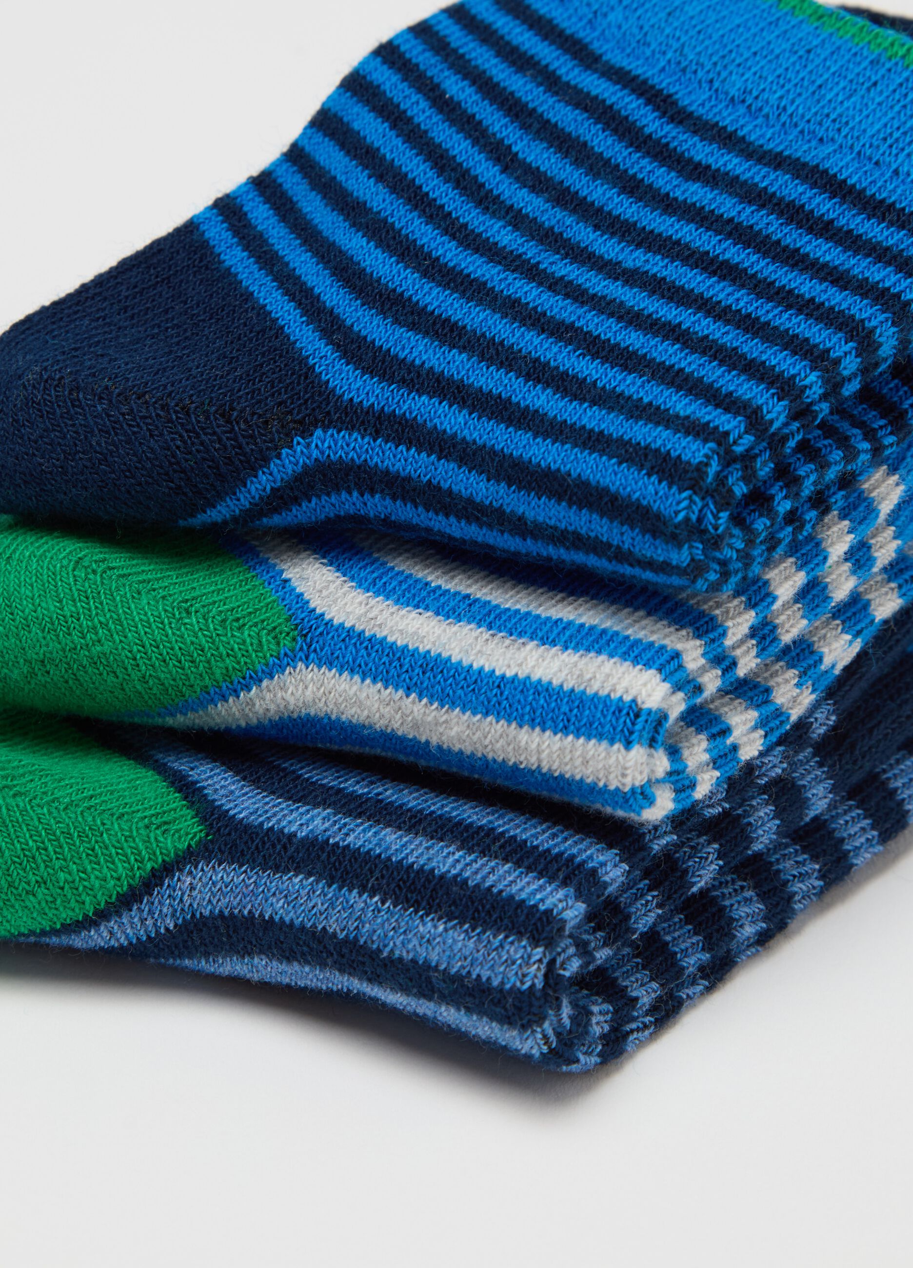 Five-pair pack short socks with dinosaurs design
