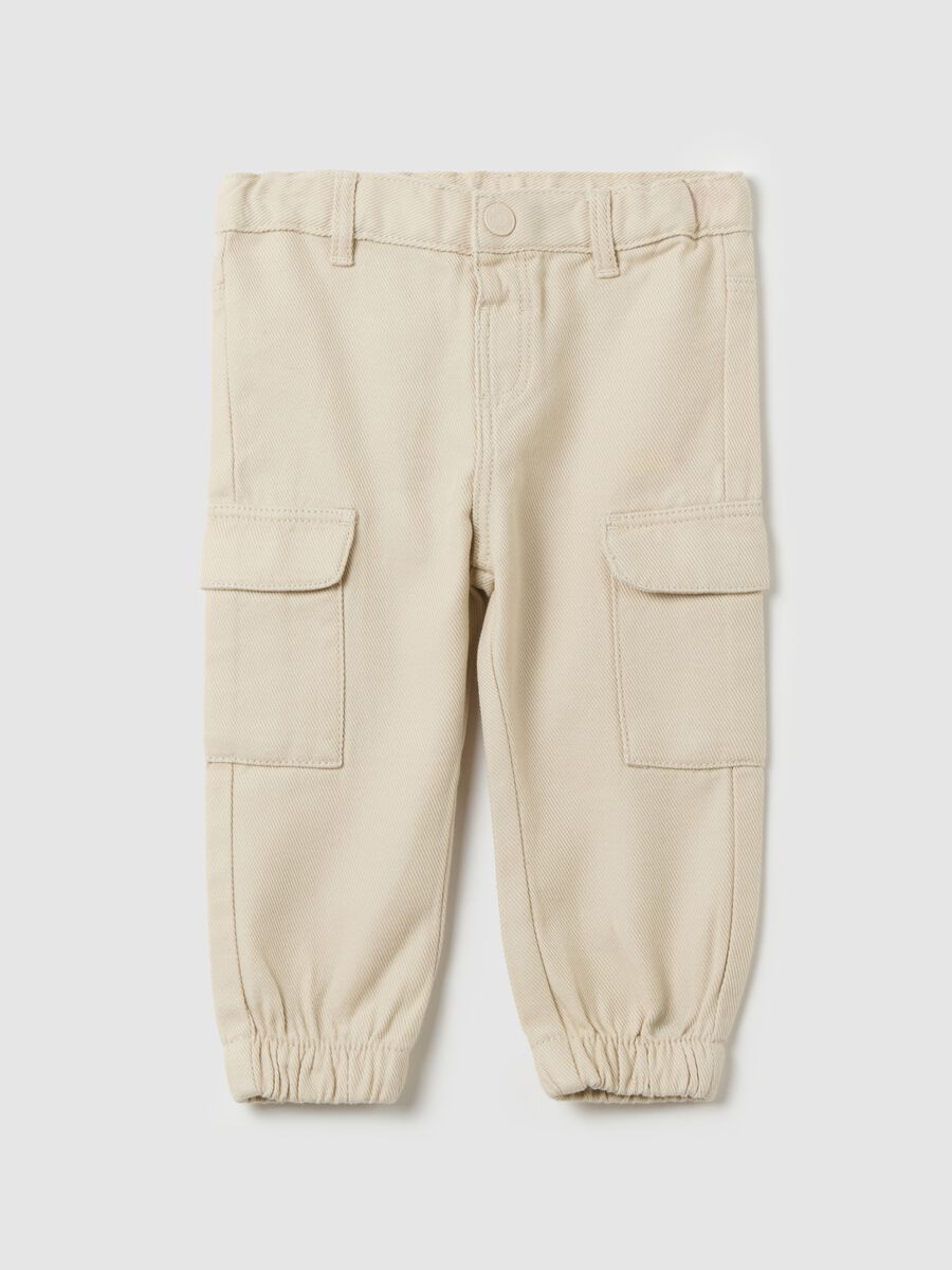 Cargo trousers in twill_0