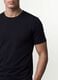 Black organic cotton slim-fit short-sleeve T-shirt_2