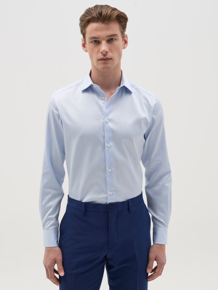 Slim-fit easy-iron shirt_0