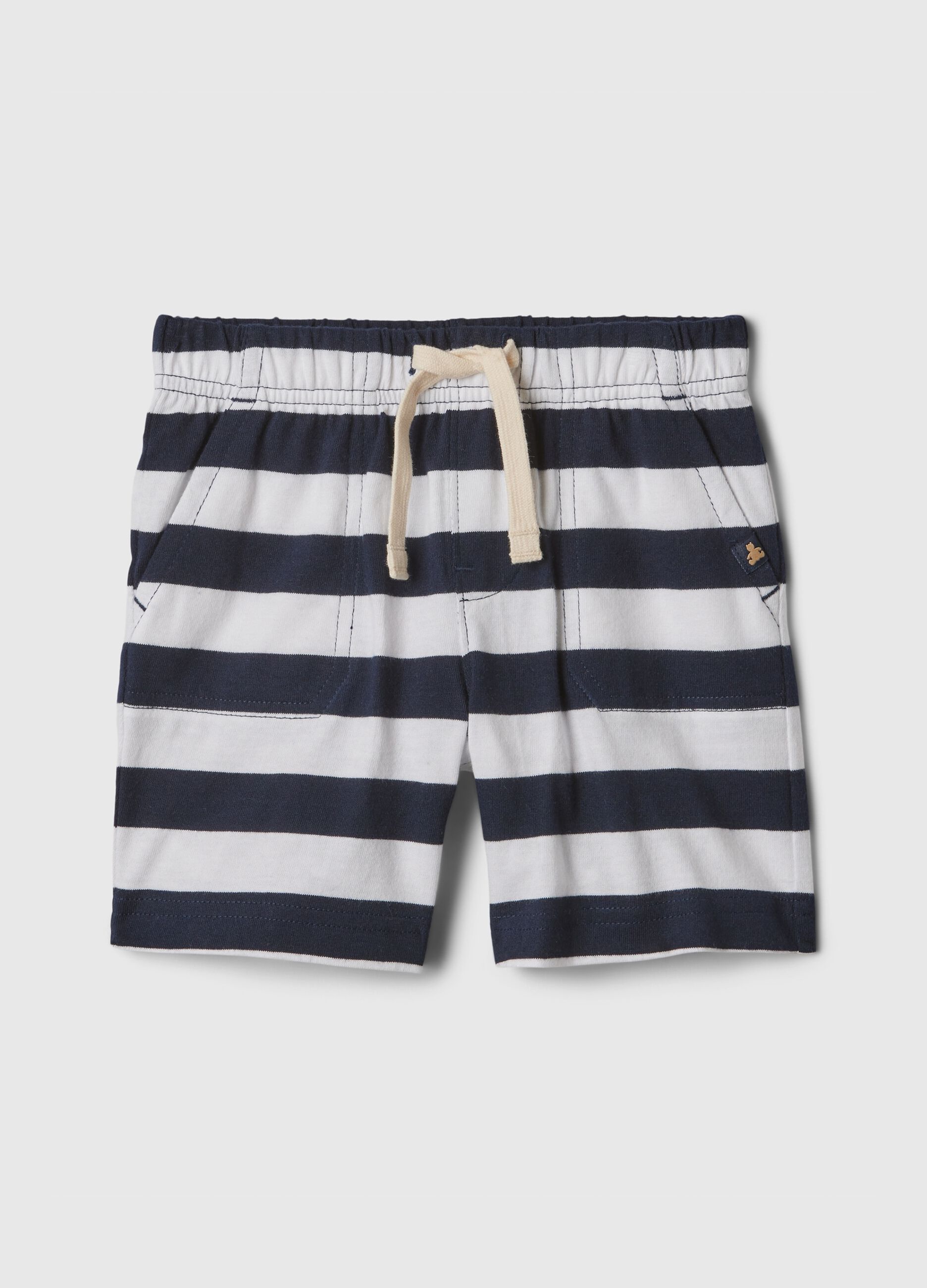 Bermuda in cotone con coulisse