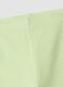 Green ribbed stretch-cotton shorts for baby girls, regular fit_2