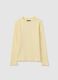 Girls' yellow cotton regular fit top_0