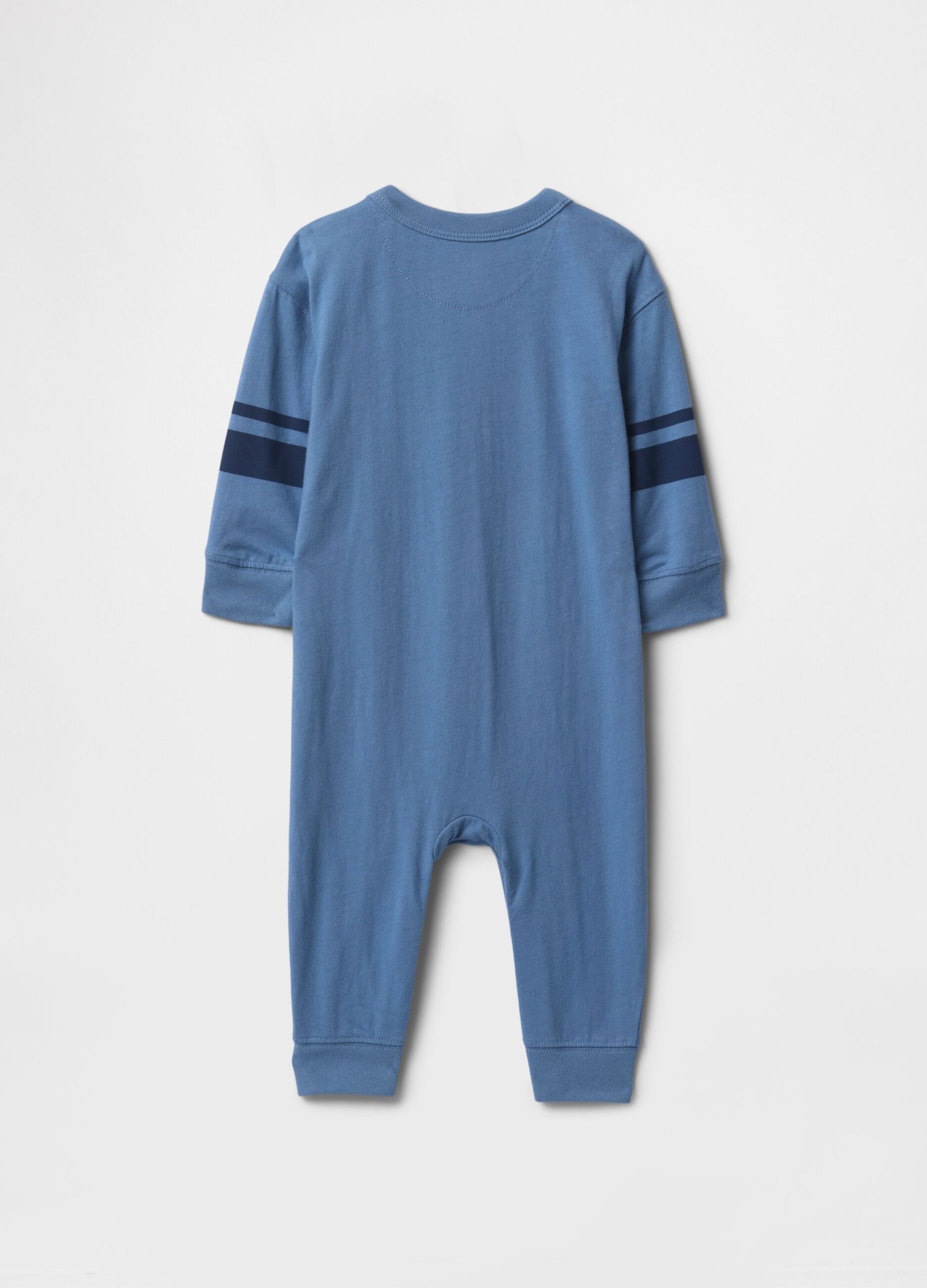 Blue baby romper with GAP logo