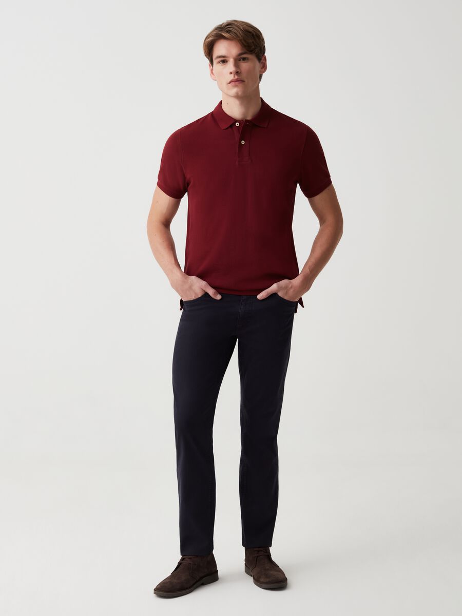 5-pocket, regular-fit trousers_0