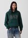 Felpa con cappuccio e logo GAP in misto cotone_3