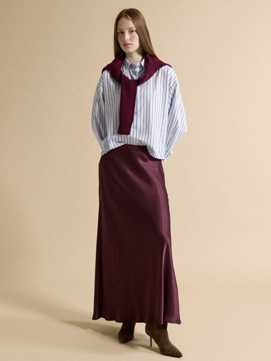 Blue striped pure cotton regular-fit shirt_2