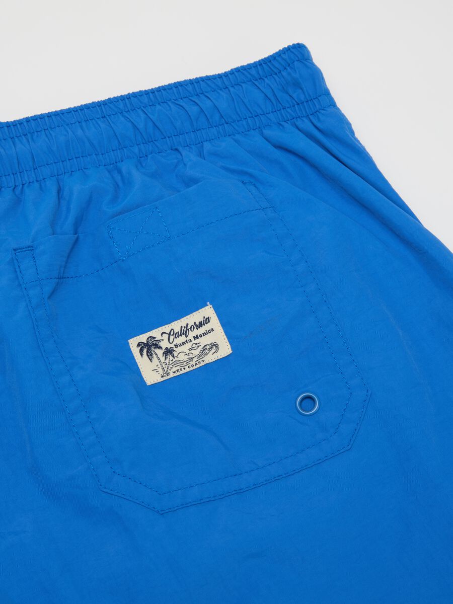 Boxer mare da uomo in tessuto elasticizzato_5
