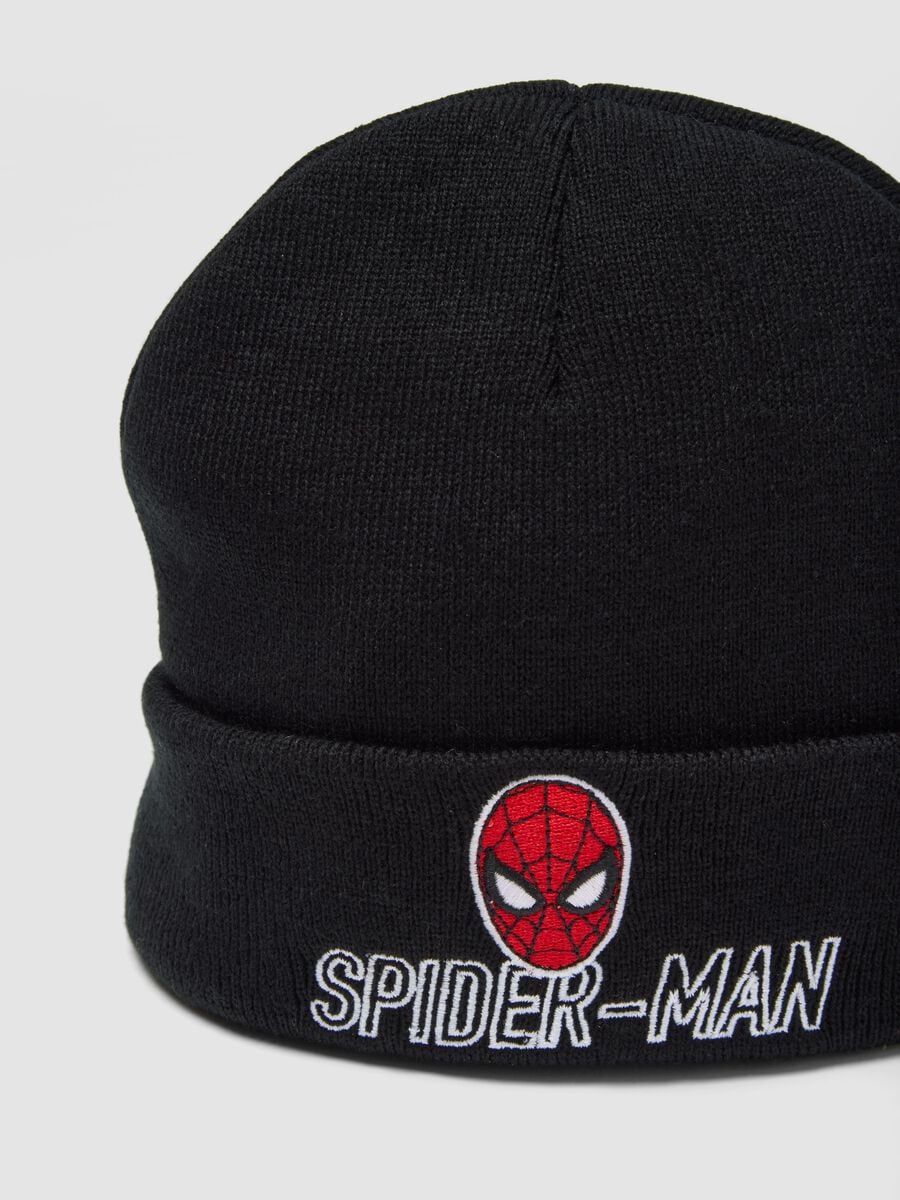 Set nero con cappello, scaldacollo e guanti Spider-Man_2