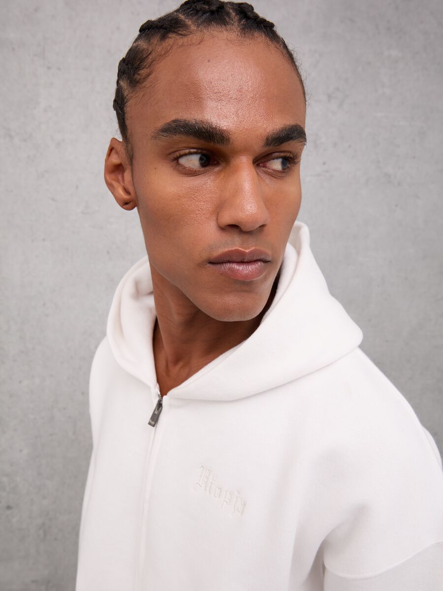 Zip Hoodie White_4