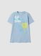 Boys&rsquo; light blue pure cotton T‑shirt with Simpsons print_3