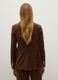 Brown Cotton Blend Regular Fit Blazer_2