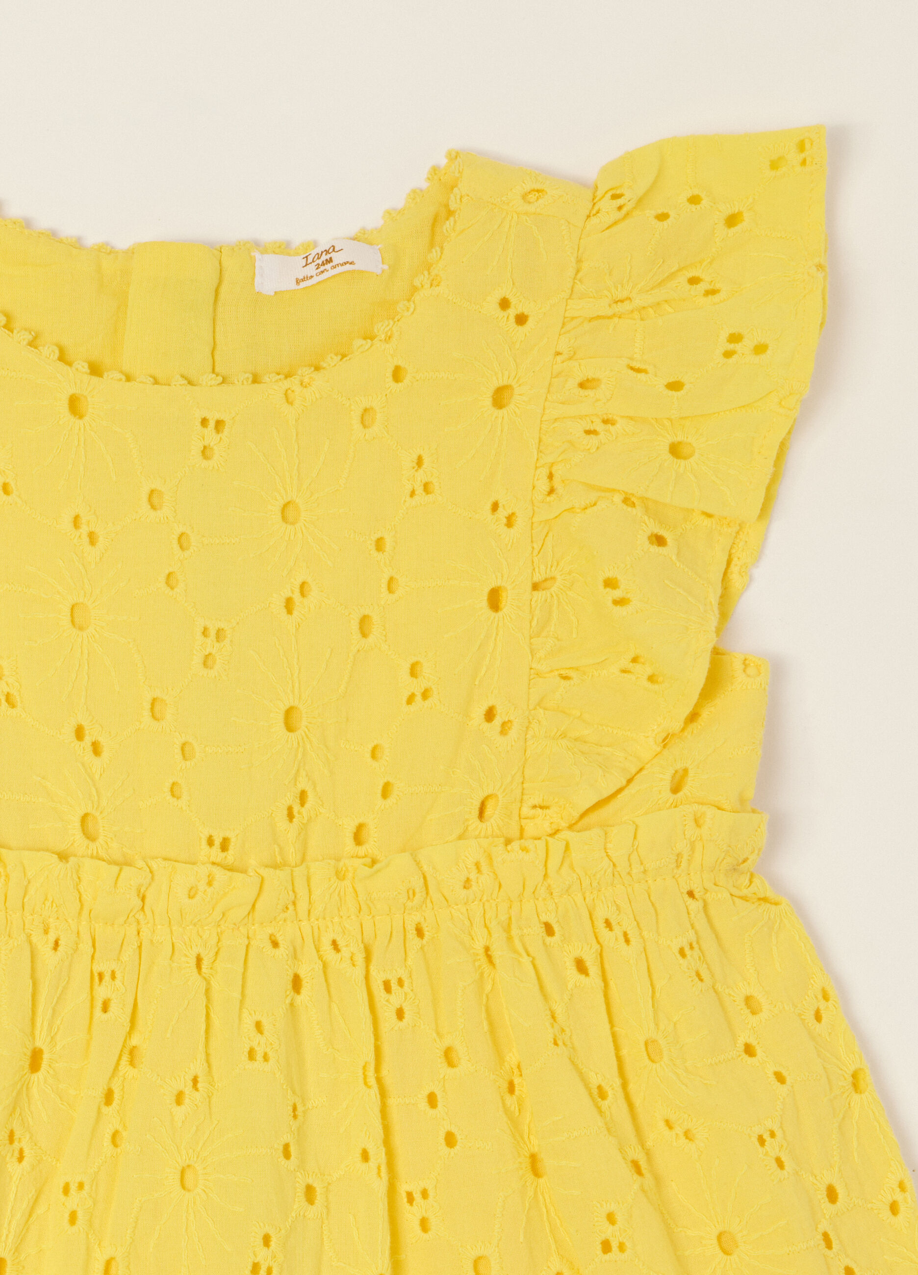 IANA pure cotton broderie anglaise dress