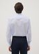 Camicia azzurra in misto cotone a righe sottili easy iron regular fit_2