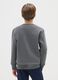 Grey Cotton Regular Fit Boy's Sweatshirt_1