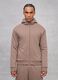 Reversible Teddy Full-Zip Hoodie Mocha_0