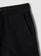 Boys&rsquo; black pure cotton slim-fit shorts_3