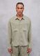 100% Linen Cargo Shirt Military Green _3