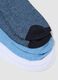 Pack of five blue organic cotton ankle sports socks_2