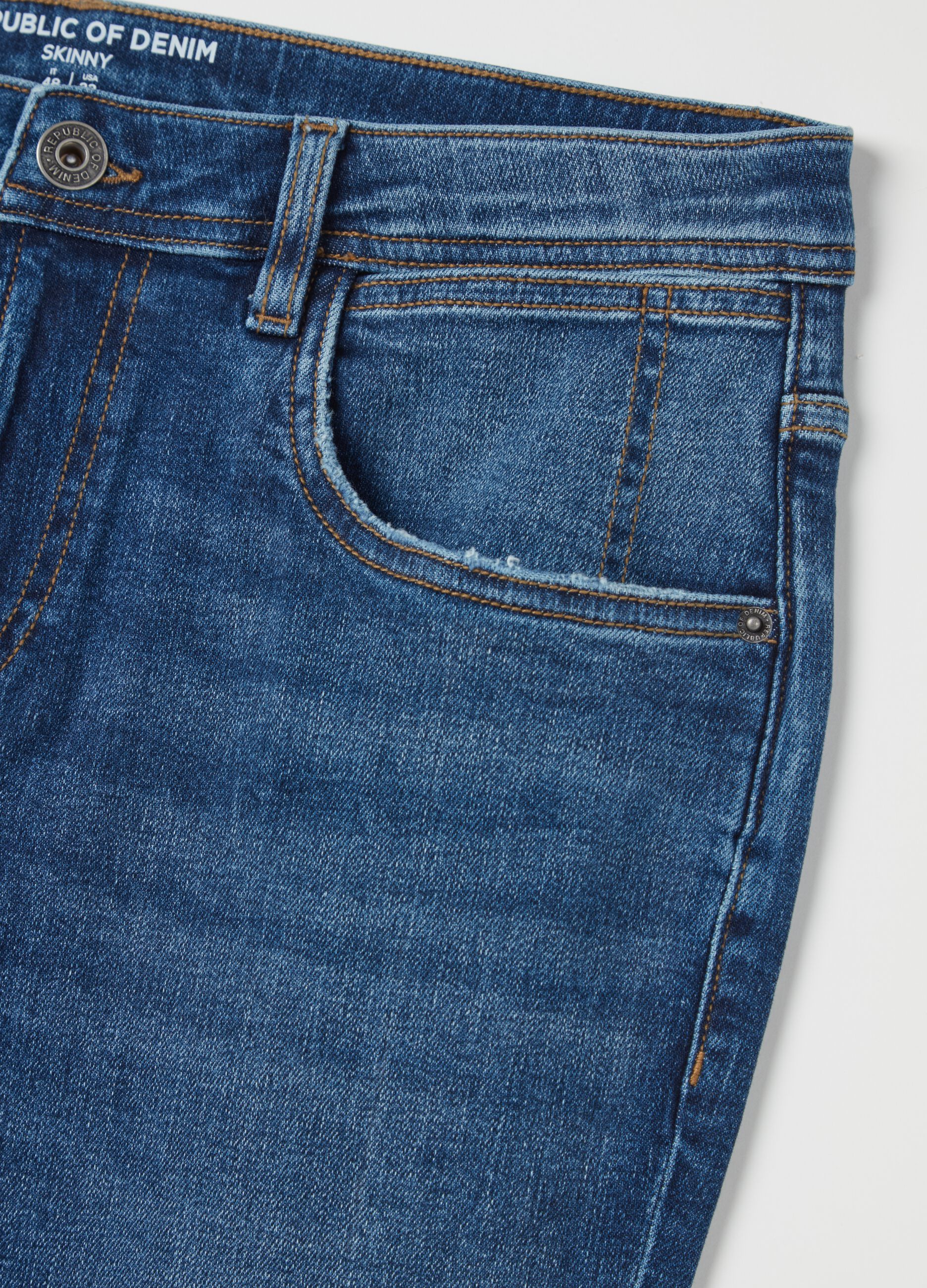 Skinny-fit stretch jeans
