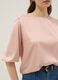 Pink long-sleeve regular fit top with teardrop closure_3