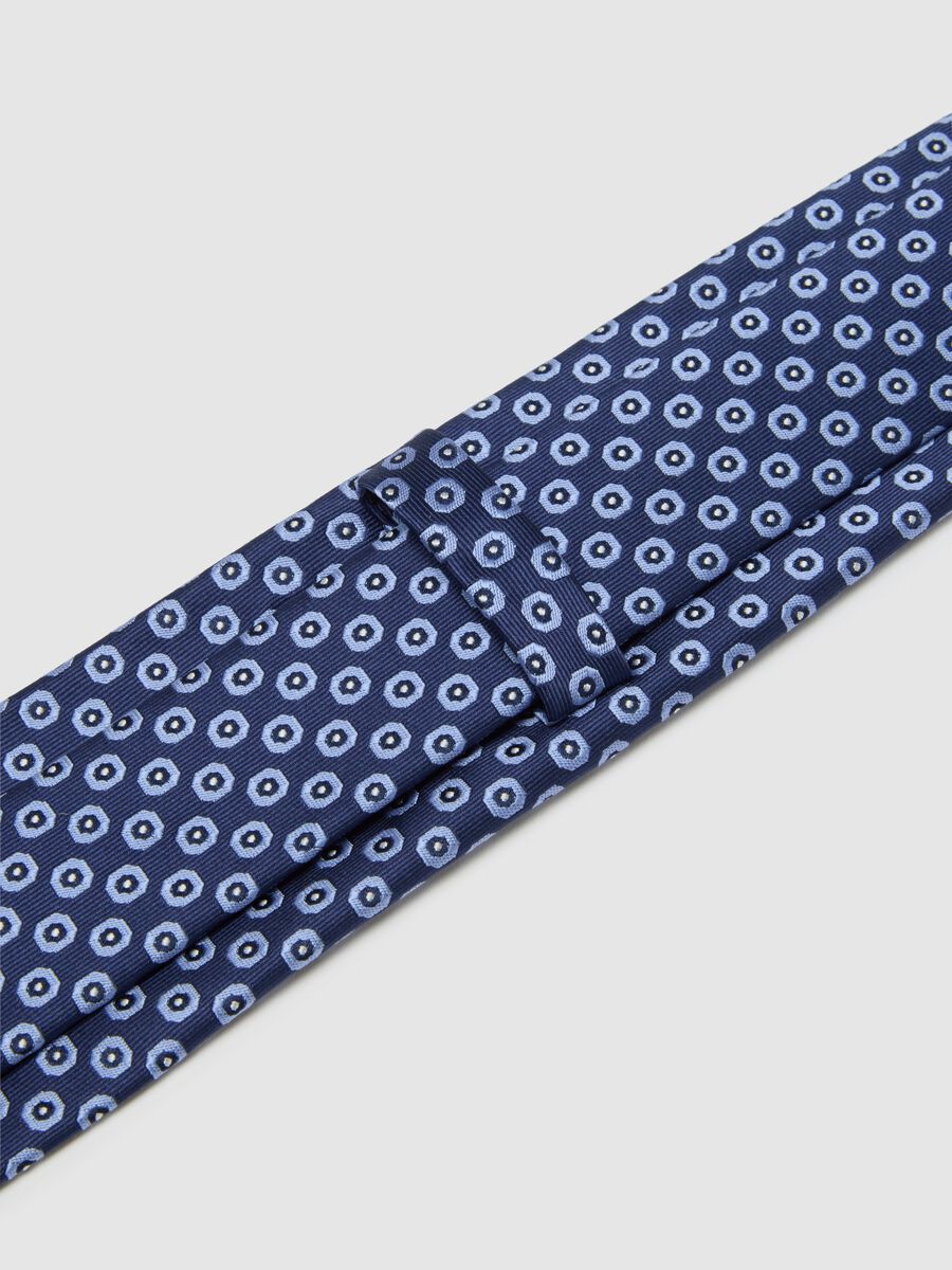 Men's multicolour tie with pattern_1
