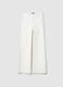 White bootcut jeans in stretch cotton_4