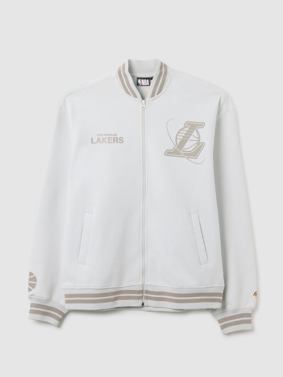 Bomber in misto cotone multicolor Lakers_4