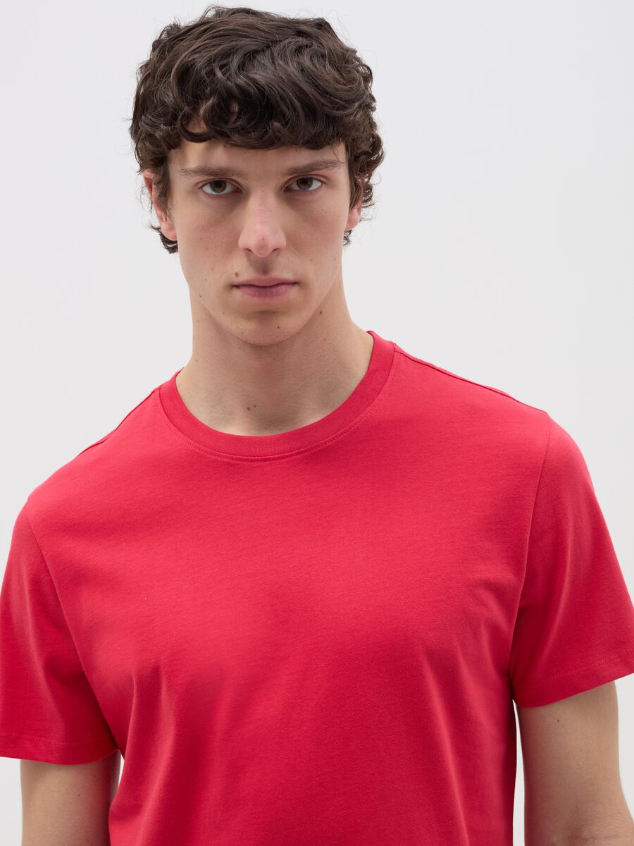 Organic cotton T-shirt with round neck_2
