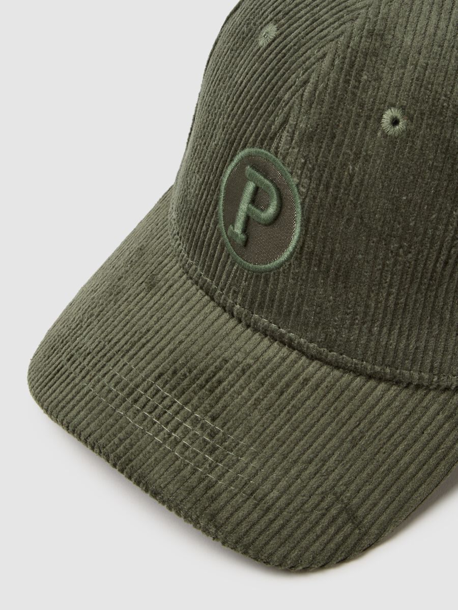 Cappellino da baseball in puro cotone verde_1