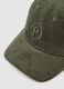 Green pure cotton baseball cap_1