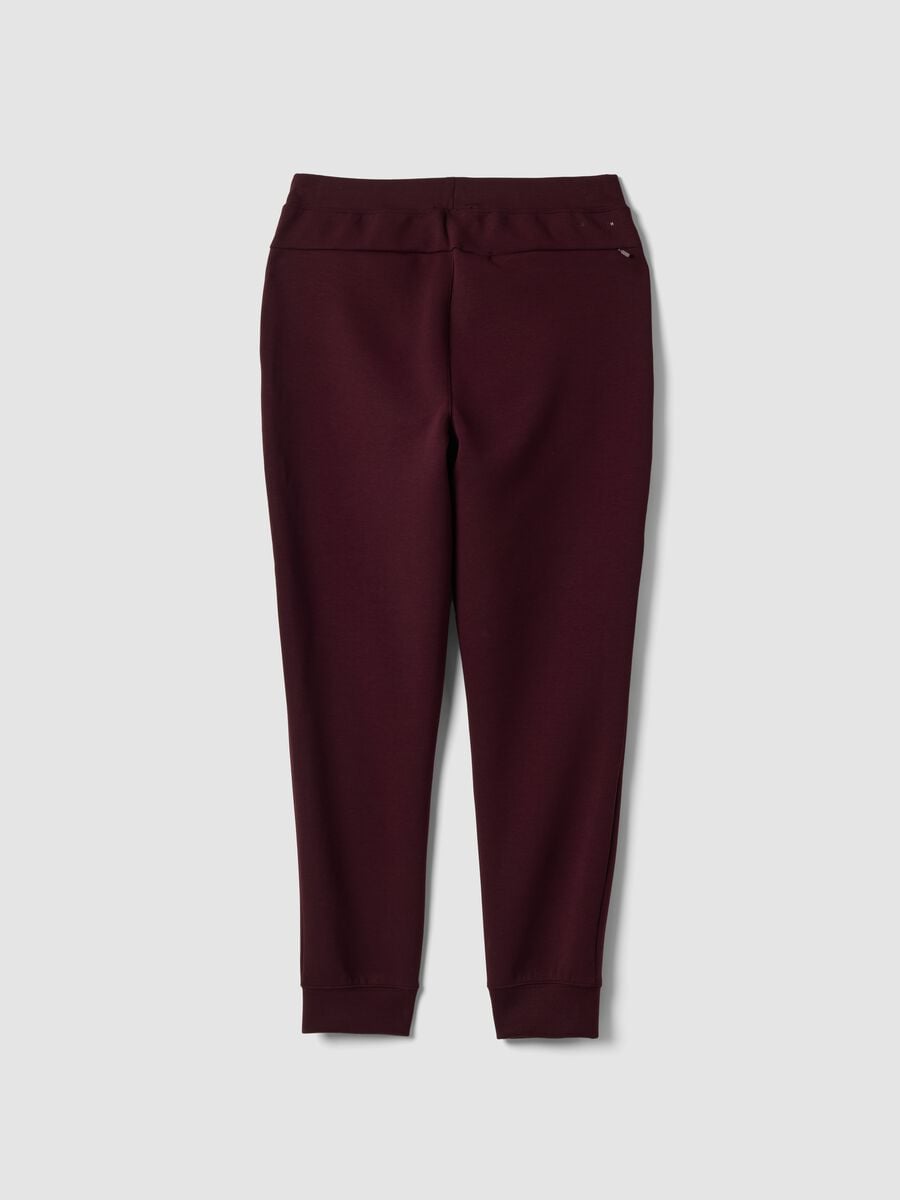 Jogger rossi regular fit in tessuto elasticizzato Easy dry_6