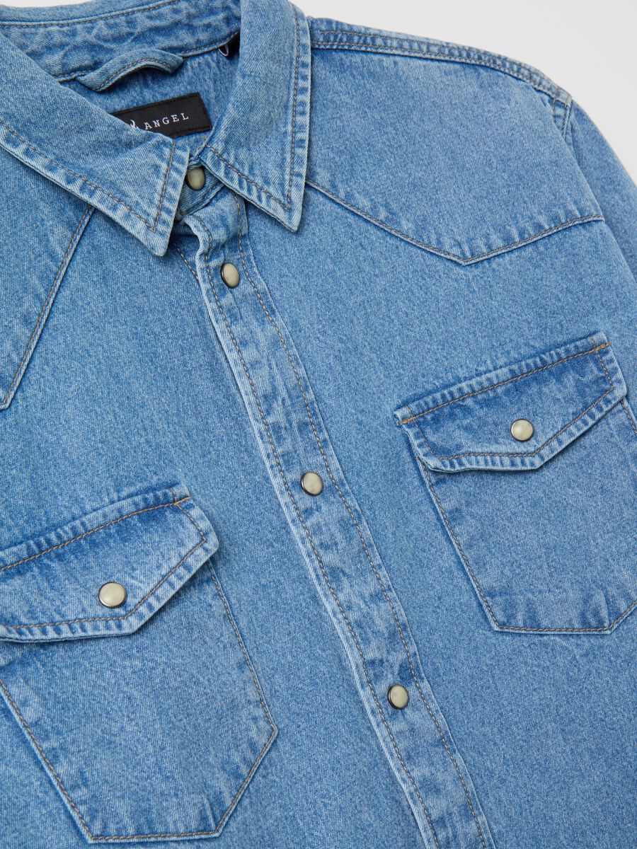 Cowboy shirt in denim_5