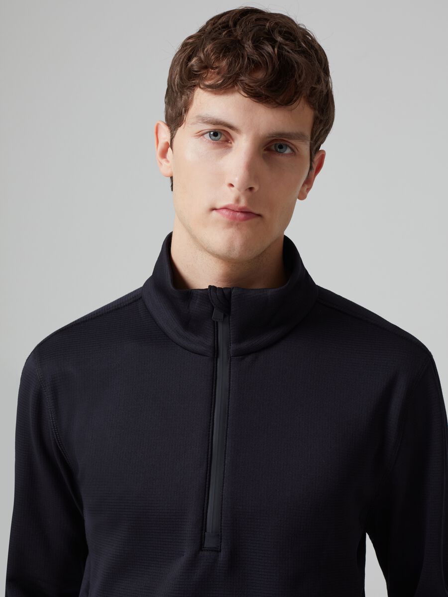 Felpa da sci half-zip_1