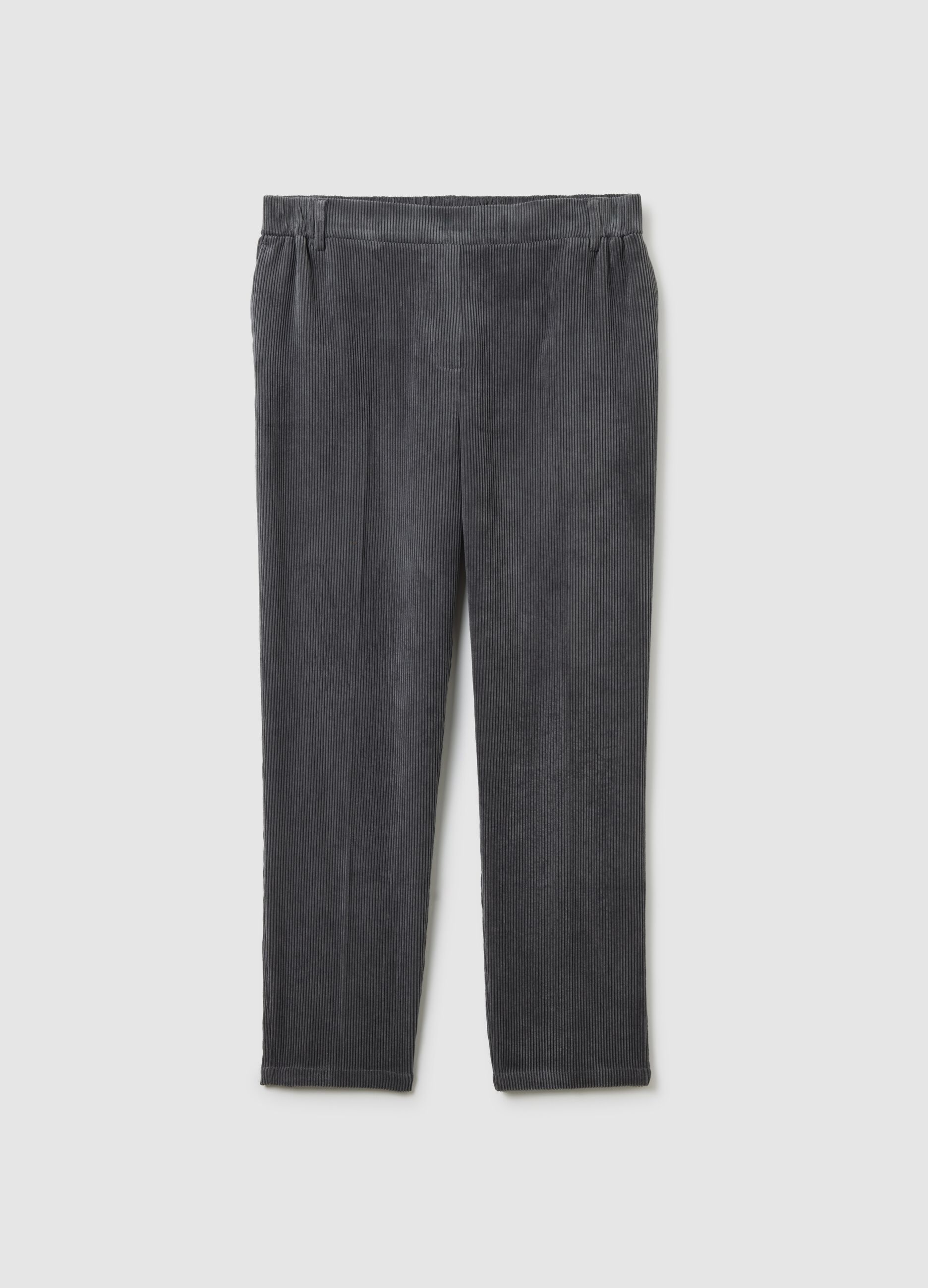 Pantaloni grigi wide leg