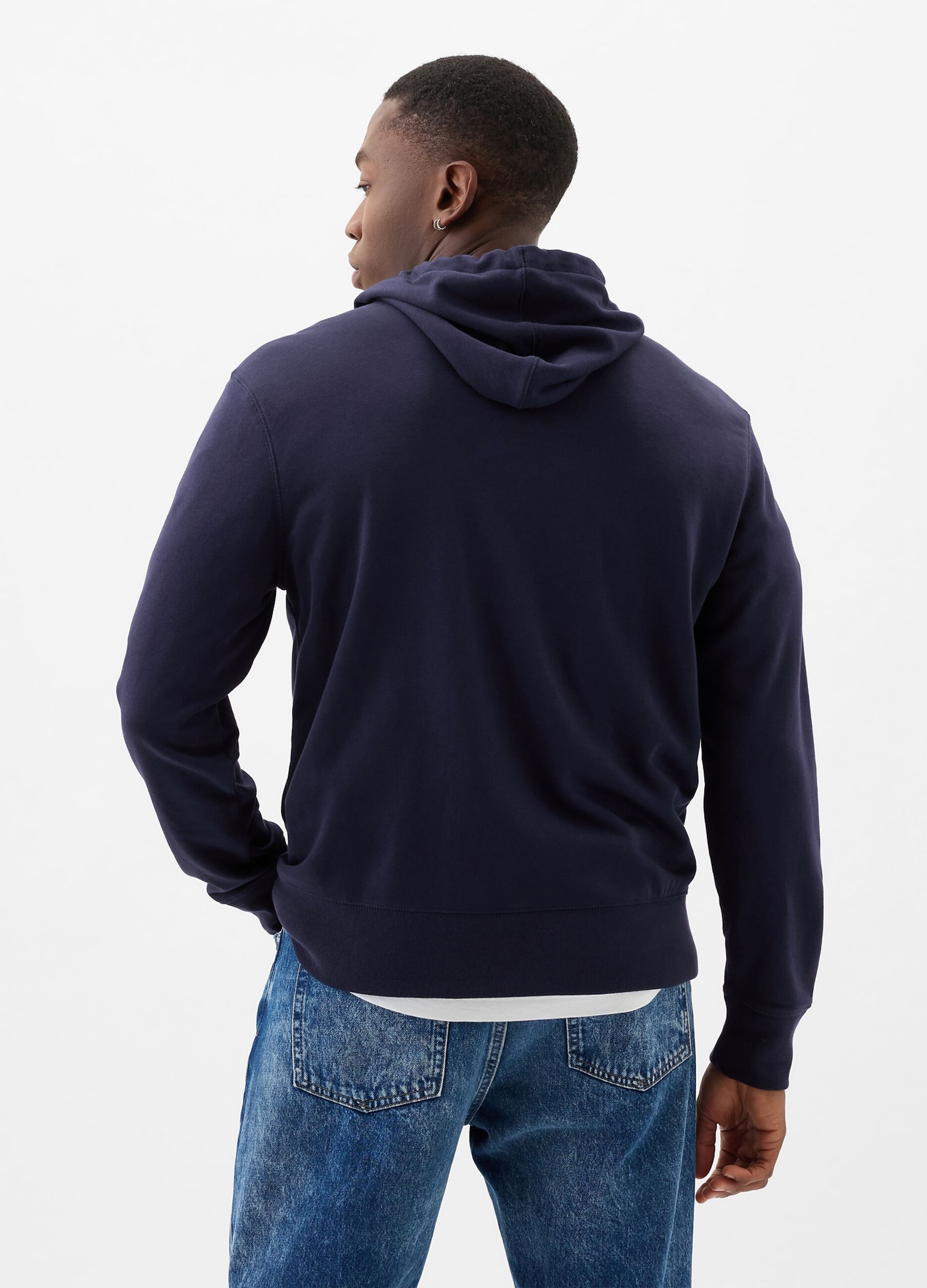 Hoodie with embroidered logo