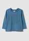 Children's pure cotton blue jumper_0