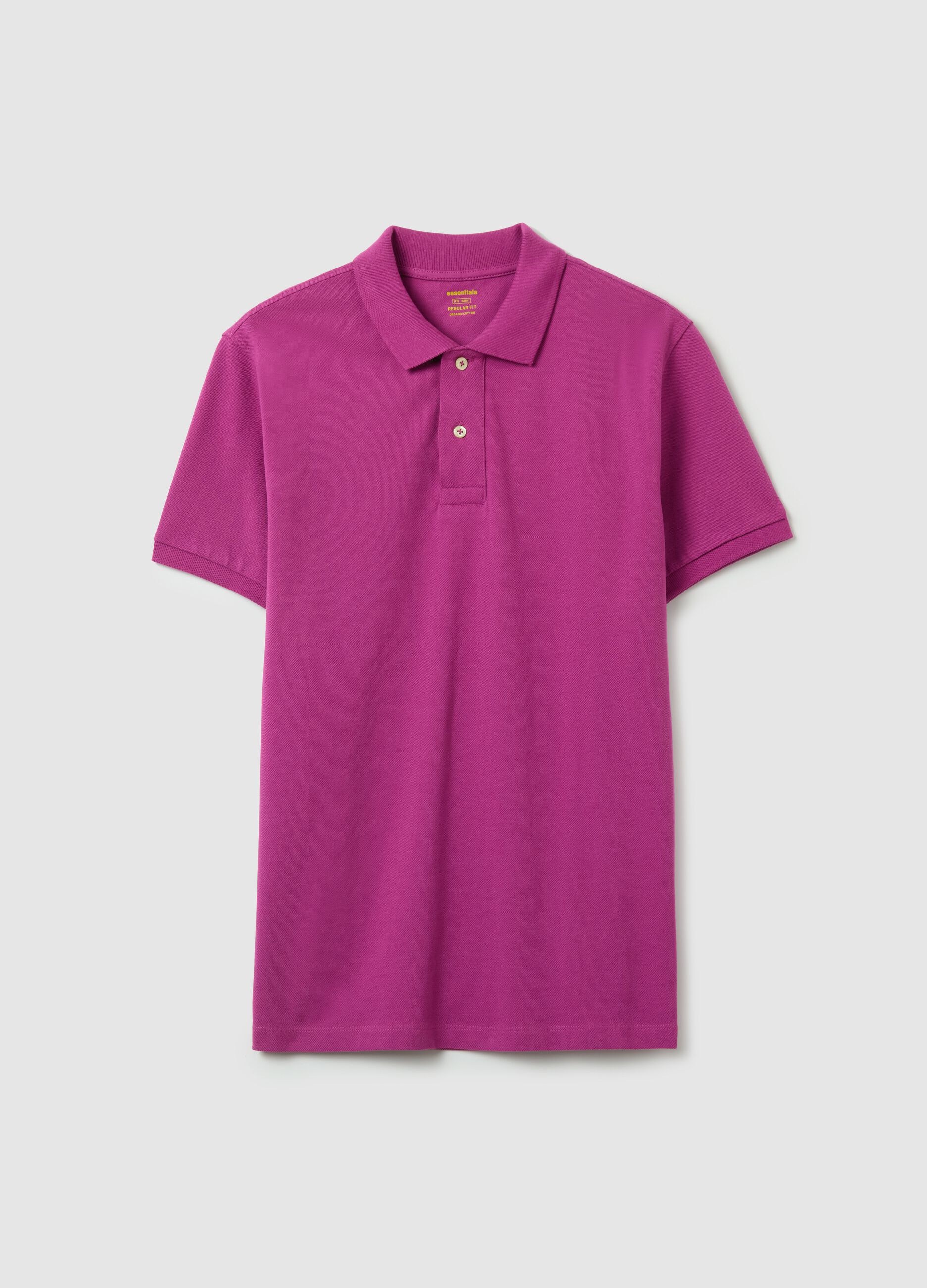 Organic cotton regular-fit polo shirt