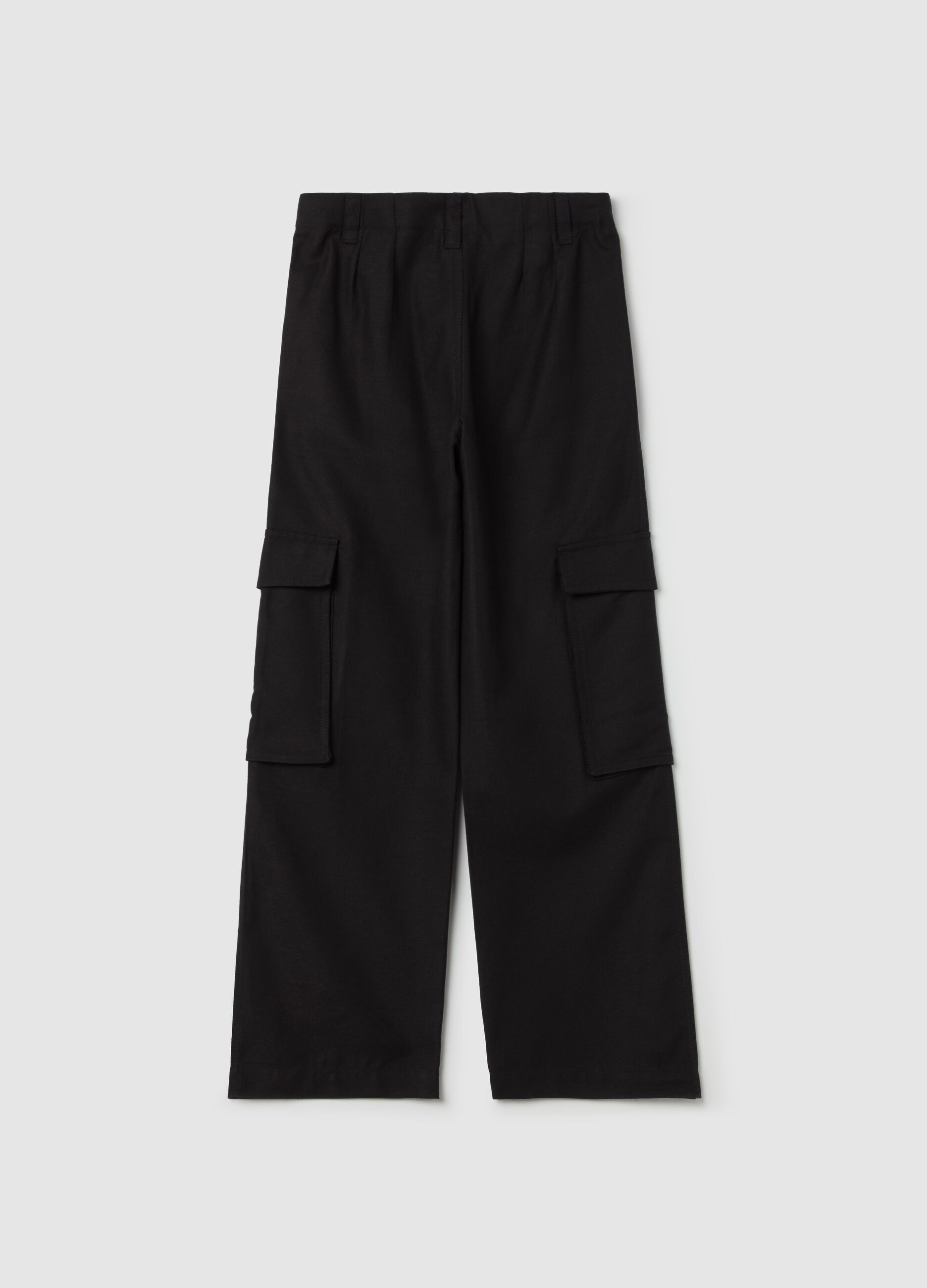 Pantalone cargo a gamba larga 