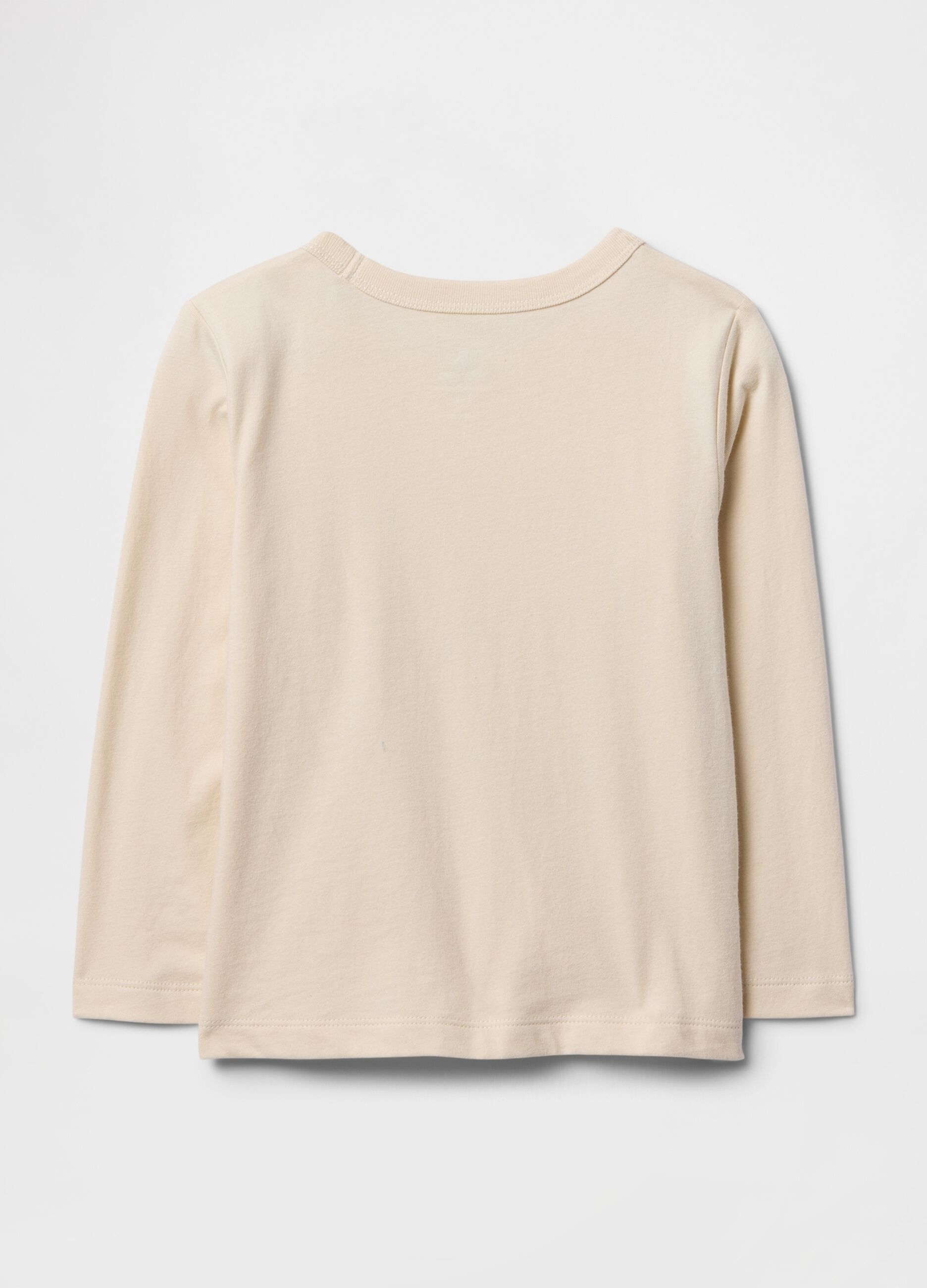 Beige T-shirt with GAP print and excavator