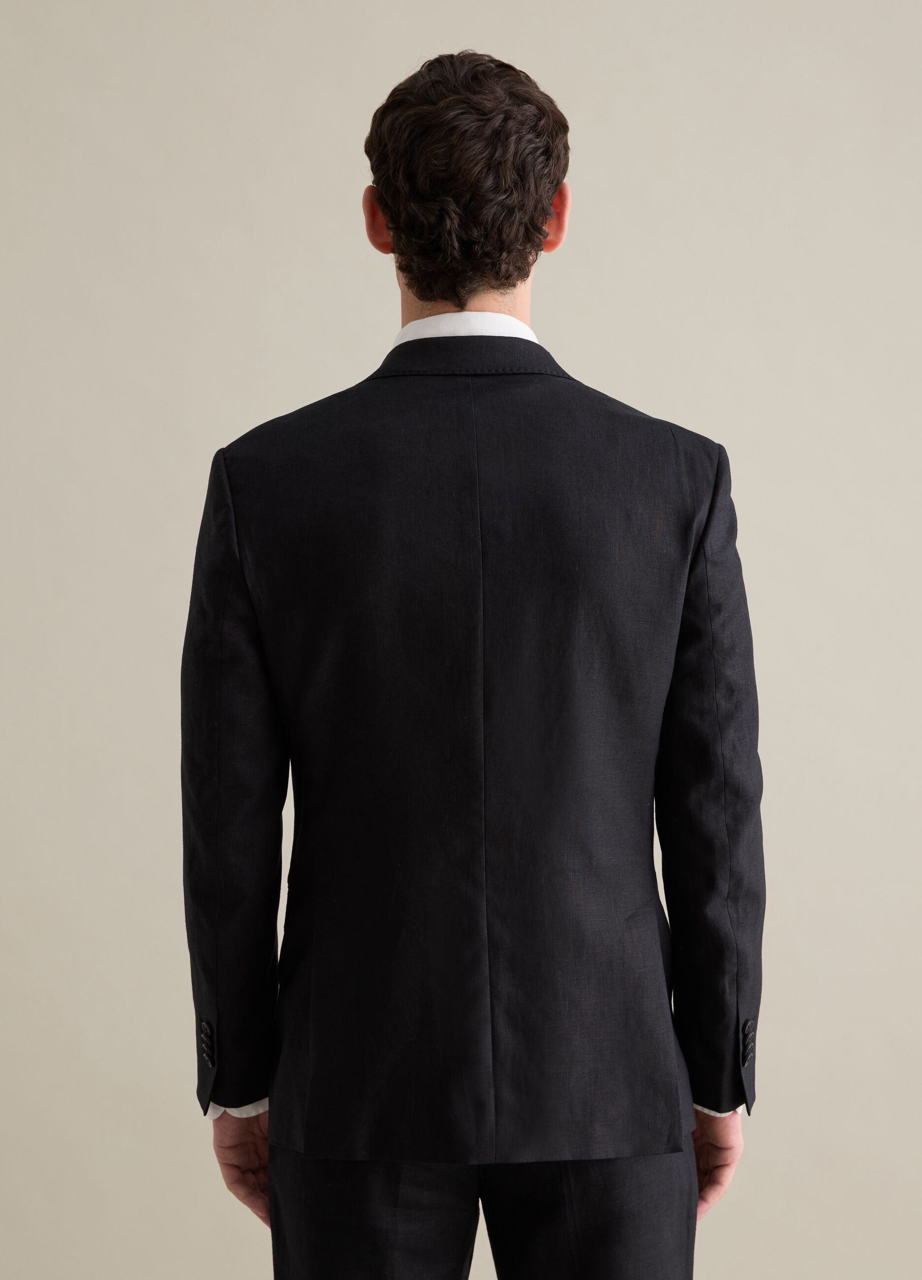 Blazer monopetto regular fit in lino Contemporary