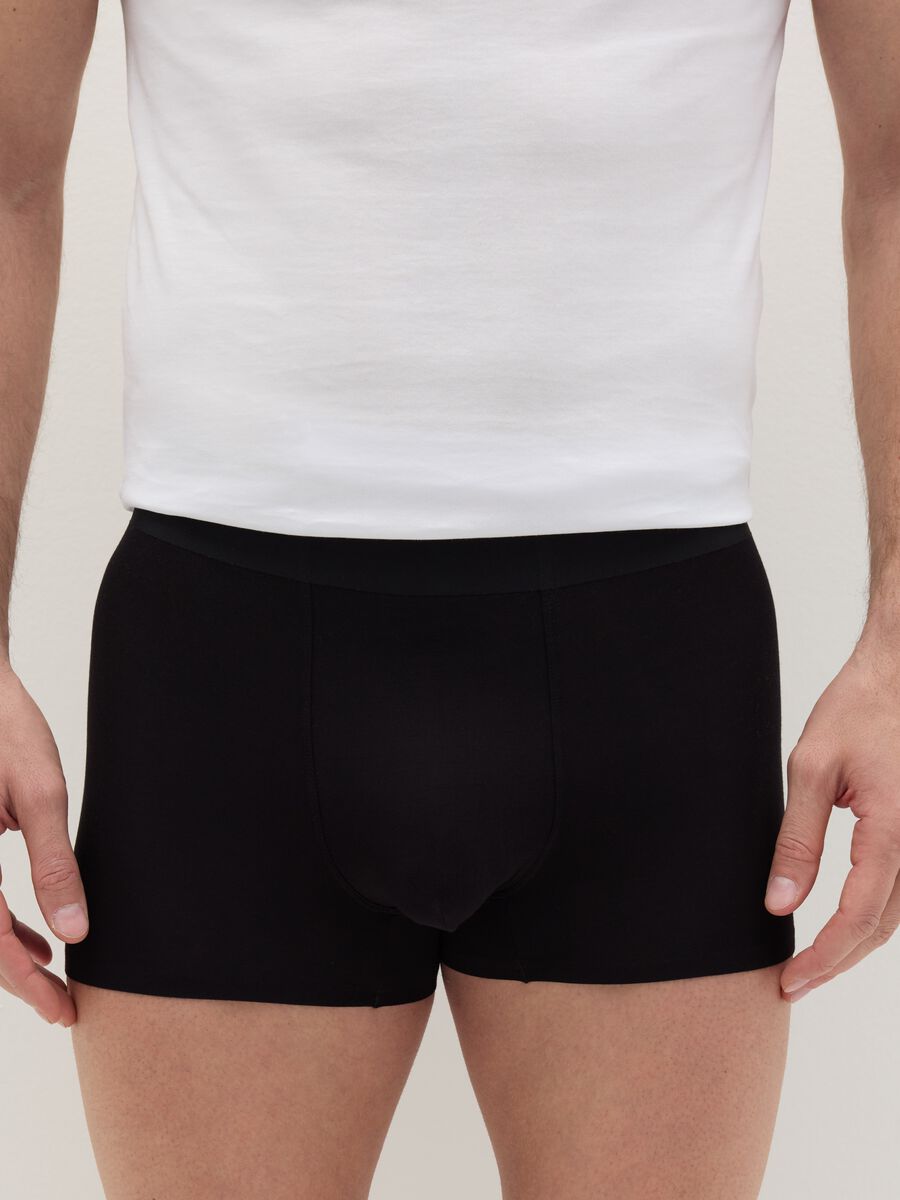 Two-pair pack midi boxer shorts in stretch modal_1